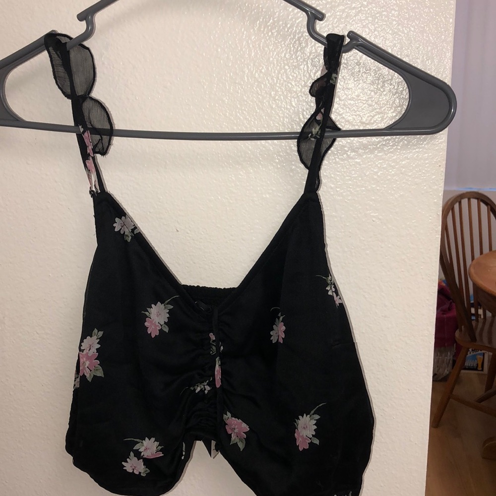 Floral crop top